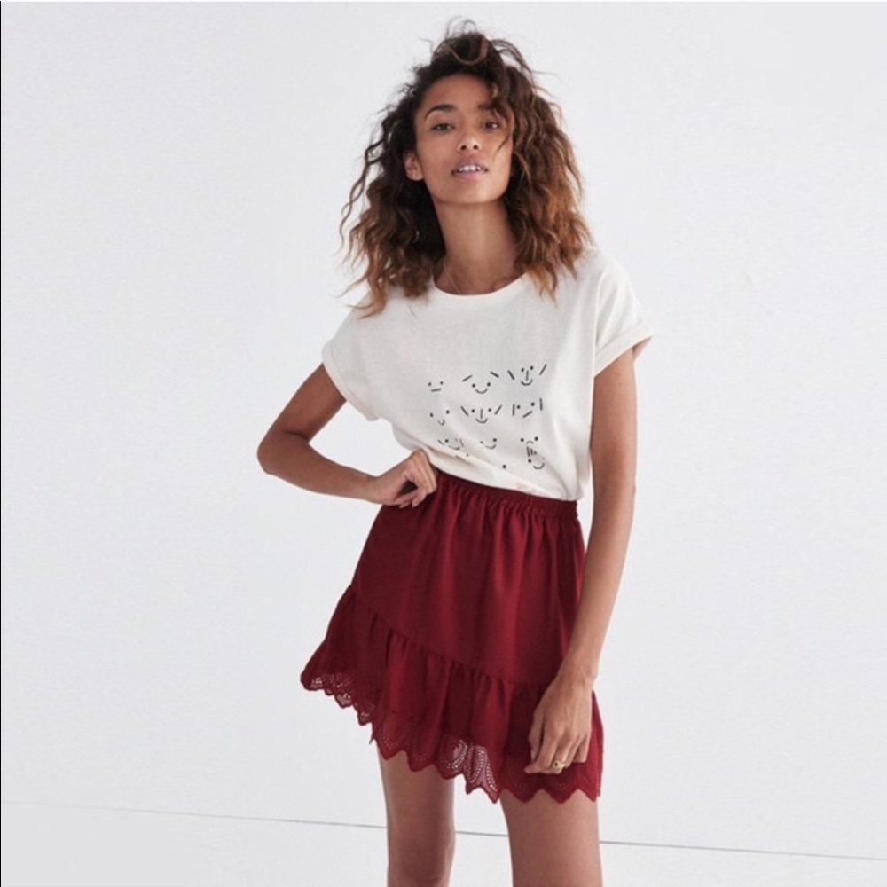 Madewell Duskway Eyelet Skirt